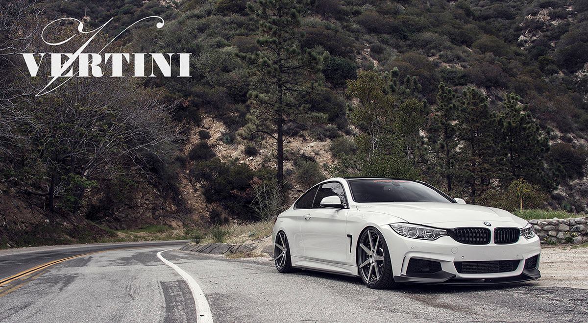 Vertini Dynasty Slate Grey Machined on BMW 435